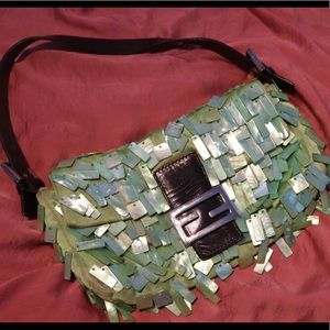 Fendi Lime green baguette ✨